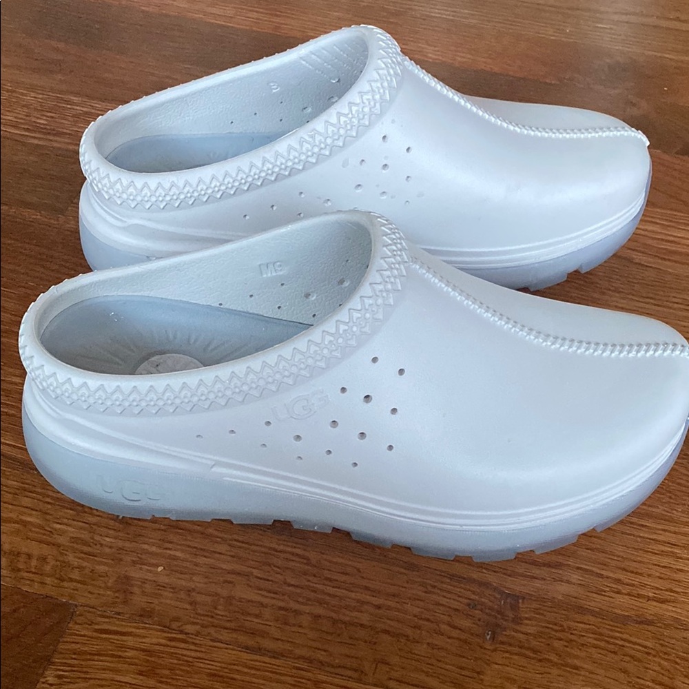 UGG Classic White Slip-On Shoes